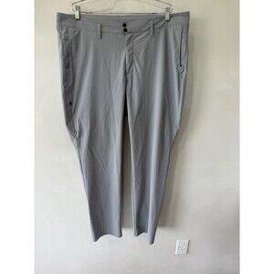 BYLT Men’s Premium Basics Straight Leg Pants Size 40 Golf Athletic Gray